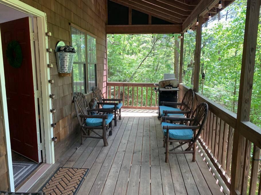 Cabin Fever On Cartecay River Ellijay Exterior foto